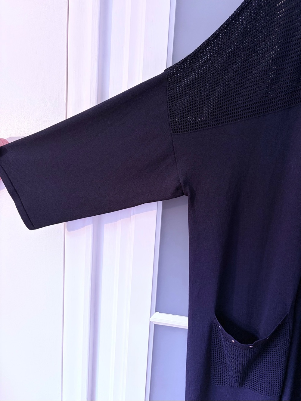 Joseph Ribkoff Plus Size Open Long Cardigan - Picture 11 of 13